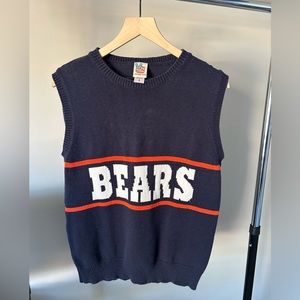 chicago bears sweater vest